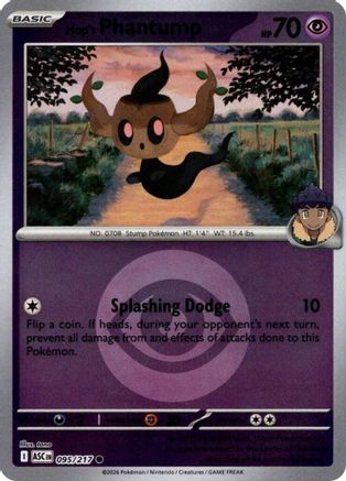 Hop's Phantump (Energy Symbol Pattern) 095 [ME Ascended Heroes] (Reverse Holofoil)