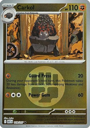 Carkol (Energy Symbol Pattern) 119 [ME Ascended Heroes] (Reverse Holofoil)