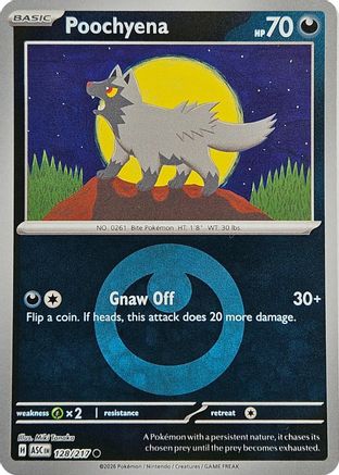 Poochyena (Energy Symbol Pattern) 128 [ME Ascended Heroes] (Reverse Holofoil)