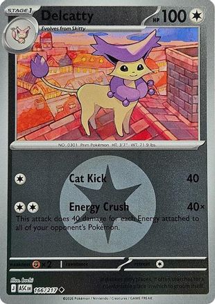 Delcatty (Energy Symbol Pattern) 166 [ME Ascended Heroes] (Reverse Holofoil)