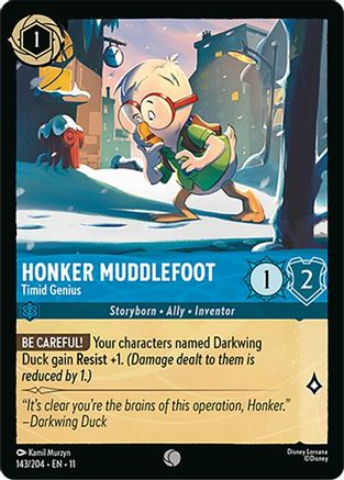 Honker Muddlefoot - Timid Genius (143/204) Winterspell (Cold Foil)