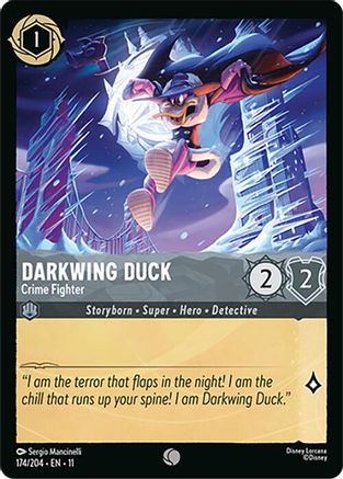 Darkwing Duck - Crime Fighter (174/204) Winterspell (Cold Foil)