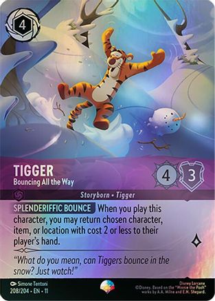 Tigger - Bouncing All the Way (Epic) (208/204) Winterspell ()