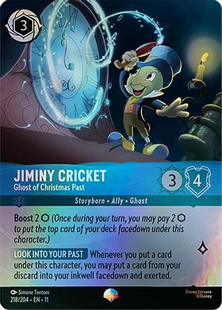 Jiminy Cricket - Ghost of Christmas Past (Epic) (218/204) Winterspell ()