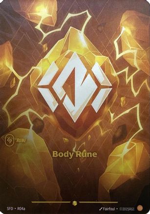 Body Rune (Alternate Art) (R04a) [Spiritforged] Foil