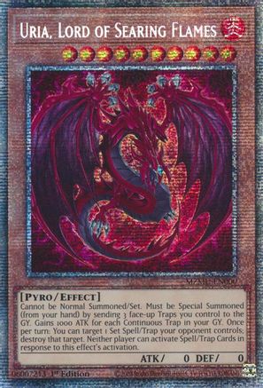 Uria, Lord of Searing Flames (Starlight Rare) [MZMU-EN000] Starlight Rare