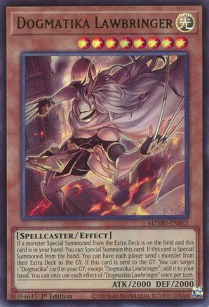 Dogmatika Lawbringer [MZMU-EN052] Ultra Rare
