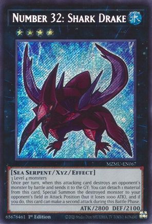Number 32: Shark Drake [MZMU-EN067] Secret Rare