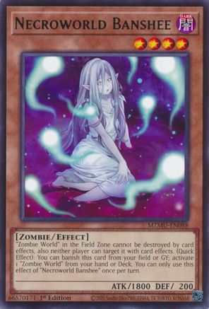 Necroworld Banshee [MZMU-EN088] Rare