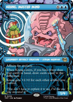Krang, Master Mind (Showcase) (TMT-230) - Teenage Mutant Ninja Turtles