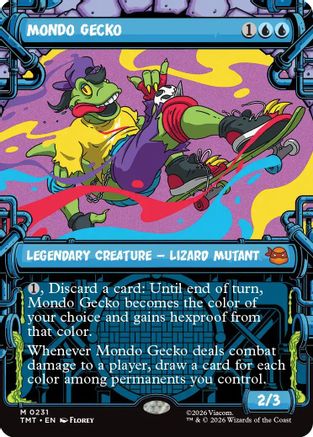 Mondo Gecko (Showcase) (TMT-231) - Teenage Mutant Ninja Turtles