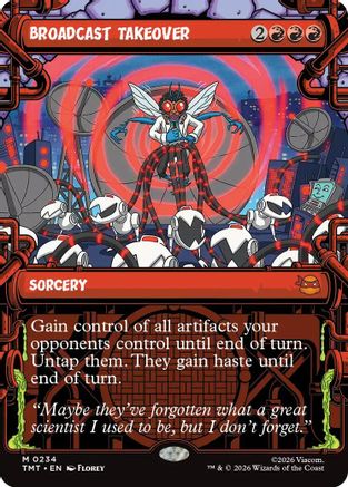 Broadcast Takeover (Showcase) (TMT-234) - Teenage Mutant Ninja Turtles