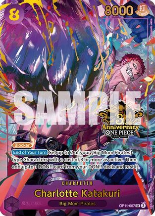 Charlotte Katakuri (Japanese Version 3rd Anniversary Set) [One Piece Promotion Cards] Super Rare