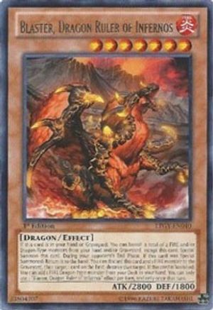 Blaster, Dragon Ruler of Infernos [LTGY-EN040] Rare