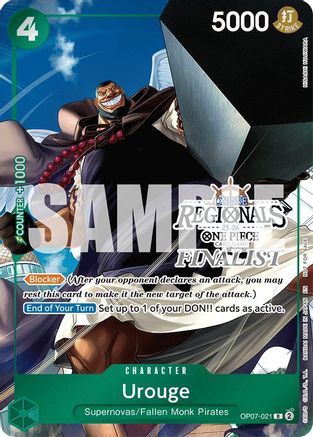 Urouge (Online Regional Finalist Card Set 2025 Vol.1) [One Piece Promotion Cards] Rare