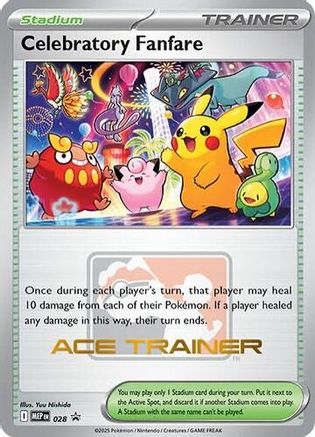 Celebratory Fanfare (Ace Trainer) 028/null [ME Mega Evolution Promo]
