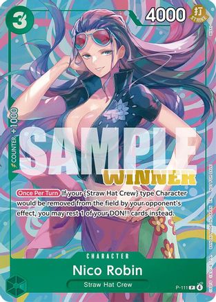 Nico Robin (Heroines Battle Winner Pack) [One Piece Promotion Cards] Promo
