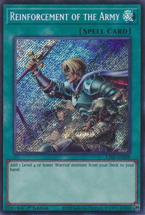 Reinforcement of the Army (Secret Rare) [L26D-ENS08] Secret Rare