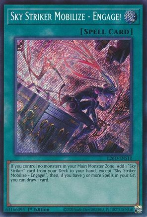 Sky Striker Mobilize - Engage! (Alternate Art) (Secret Rare) [L26D-ENS10] Secret Rare