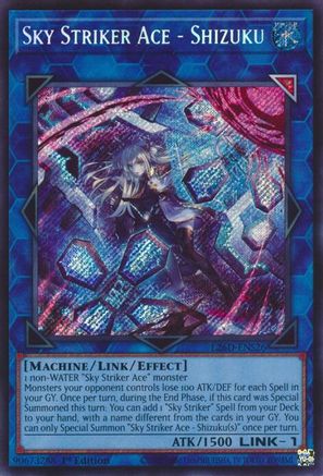 Sky Striker Ace - Shizuku (Alternate Art) (Secret Rare) [L26D-ENS26] Secret Rare