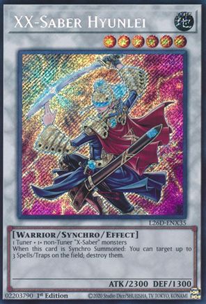 XX-Saber Hyunlei (Secret Rare) [L26D-ENX35] Secret Rare