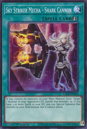 Sky Striker Mecha - Shark Cannon [L26D-ENS16] Common