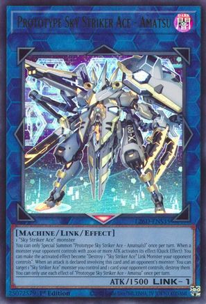Prototype Sky Striker Ace - Amatsu [L26D-ENS35] Ultra Rare
