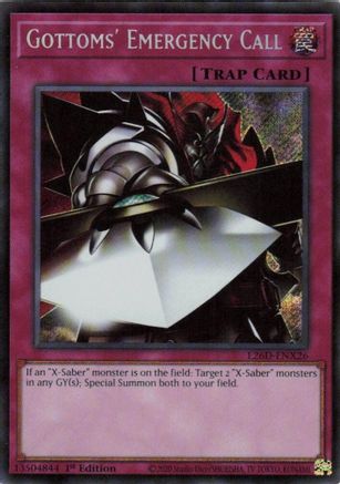 Gottoms' Emergency Call (Secret Rare) [L26D-ENX26] Secret Rare