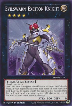 Evilswarm Exciton Knight [L26D-ENM22] Common