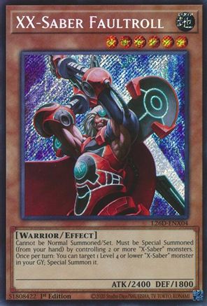 XX-Saber Faultroll (Secret Rare) [L26D-ENX04] Secret Rare