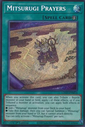 Mitsurugi Prayers (Secret Rare) [L26D-ENM14] Secret Rare