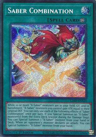Saber Combination (Secret Rare) [L26D-ENX25] Secret Rare