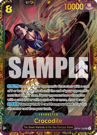 Crocodile - OP14-120 (CS26-27 Regionals Season 1) [One Piece Promotion Cards] Promo