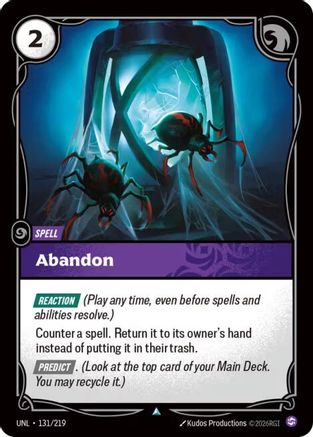 Abandon (131/219) [Unleashed] Foil