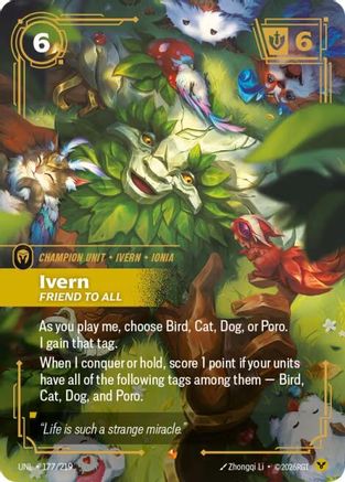 Ivern - Friend to All (177/219) [Unleashed] Foil