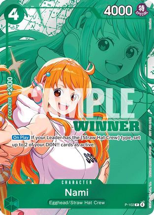 Nami (Winner Pack 2026 Vol. 2) [One Piece Promotion Cards] Promo