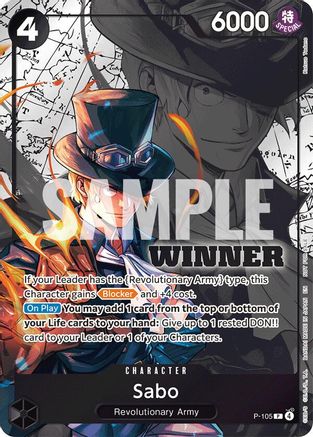 Sabo (Winner Pack 2026 Vol. 2) [One Piece Promotion Cards] Promo
