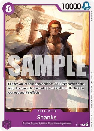 Shanks (Tournament Pack 2026 Vol. 2) [One Piece Promotion Cards] Promo