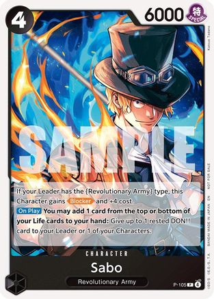 Sabo (Tournament Pack 2026 Vol. 2) [One Piece Promotion Cards] Promo