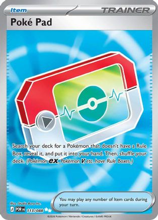 Poke Pad 113/088 [ME03 Perfect Order] (Holofoil)