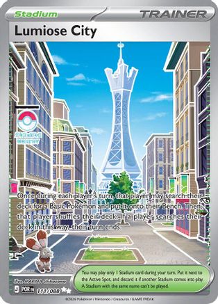 Lumiose City 111/088 [ME03 Perfect Order] (Holofoil)
