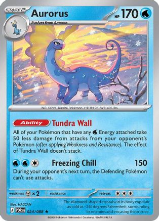 Aurorus 024/088 [ME03 Perfect Order] (Reverse Holofoil)