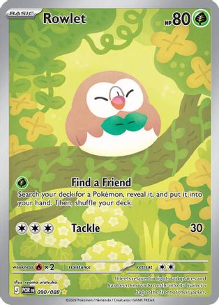 Rowlet 090/088 [ME03 Perfect Order] (Holofoil)
