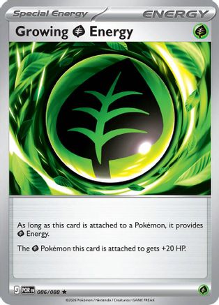 Growing Grass Energy 086/null [ME03 Perfect Order] (Holofoil)