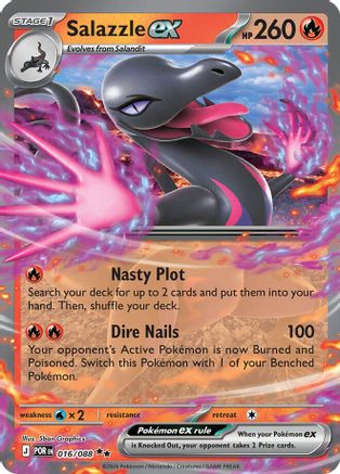 Salazzle ex 016/088 [ME03 Perfect Order] (Holofoil)