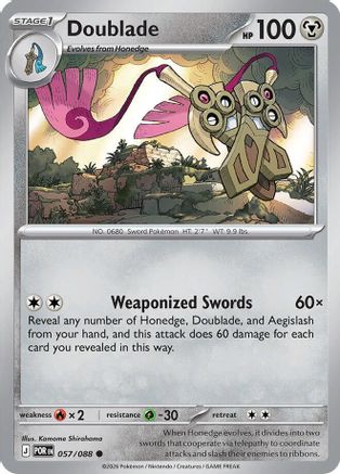 Doublade 057/088 [ME03 Perfect Order] (Reverse Holofoil)