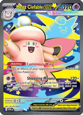 Mega Clefable ex 103/088 [ME03 Perfect Order] (Holofoil)
