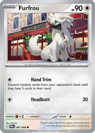 Furfrou 067/null [ME03 Perfect Order] (Reverse Holofoil)