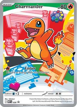 Charmander 038/null [ME Mega Evolution Promo] (Holofoil)