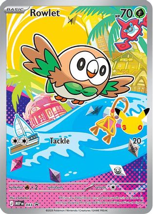 Rowlet 043/null [ME Mega Evolution Promo] (Holofoil)